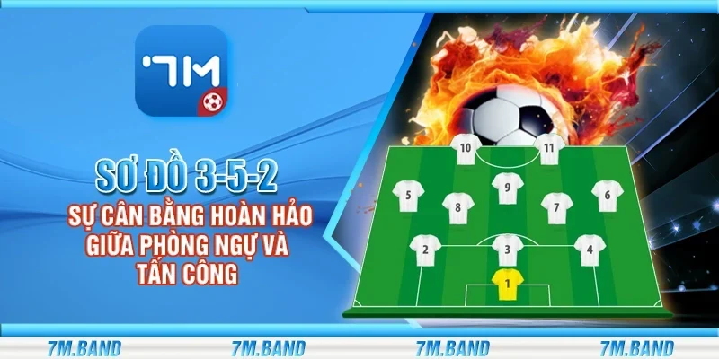 Sơ đồ 3-5-2 – Sự cân bằng hoàn hảo giữa phòng ngự và tấn công