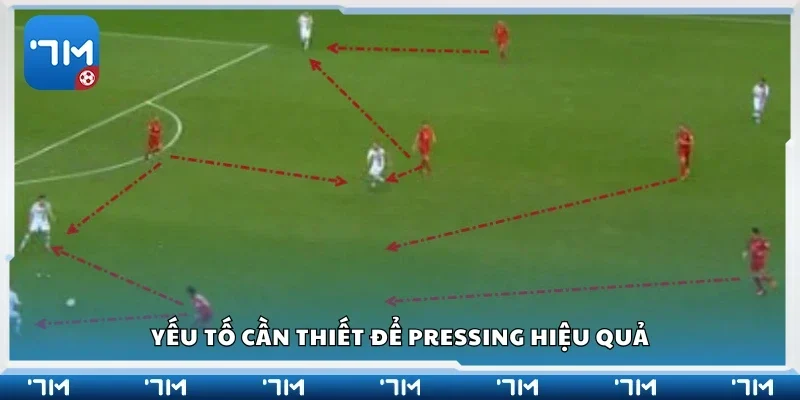 Một số yếu tố cần thiết để pressing hiệu quả