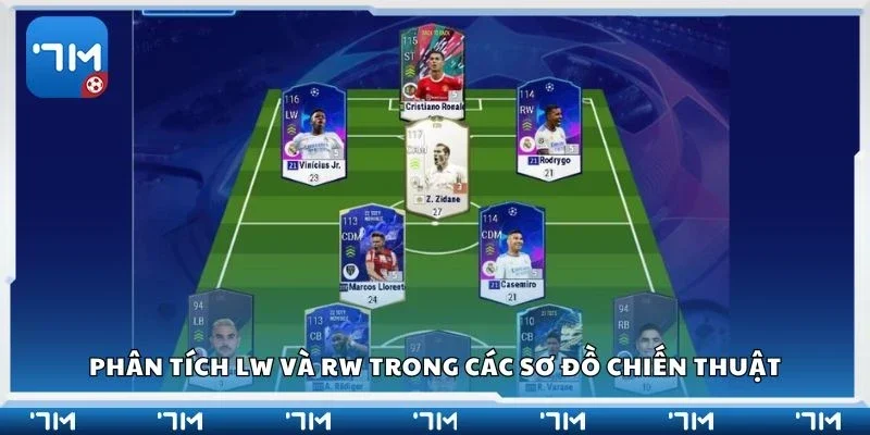 Phân tích LW và RW trong các sơ đồ chiến thuật