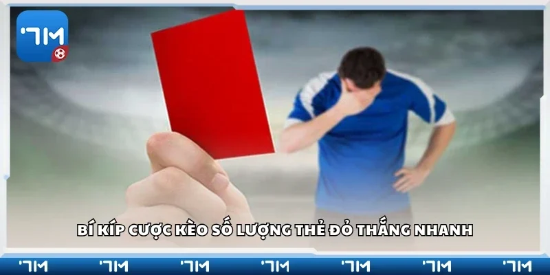 Bí kíp cược kèo số lượng thẻ đỏ thắng nhanh