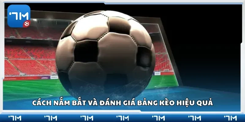 Cách nắm bắt và đánh giá bảng kèo hiệu quả