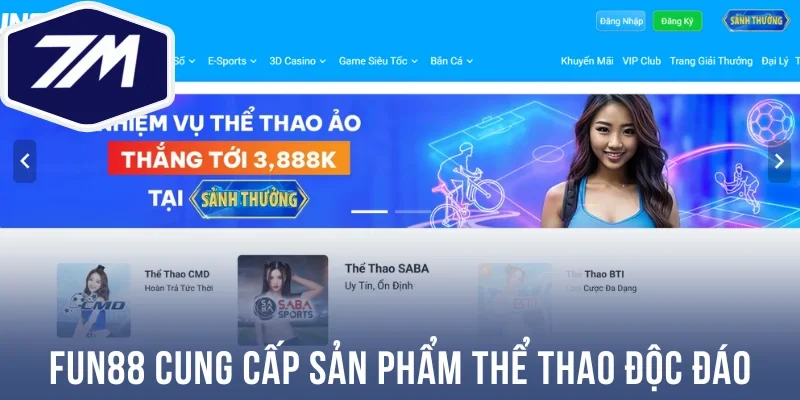 Fun88 cung cấp nhiều tỷ lệ kèo hấp dẫn