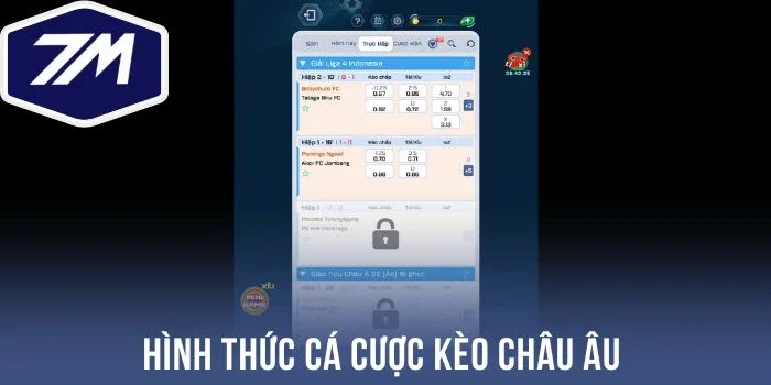 Hình thức cá cược kèo châu Âu