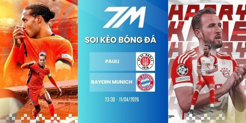 Kèo bóng đá Pauli vs Bayern Munich hôm nay ngày 11/04/2026 - Bundesliga
