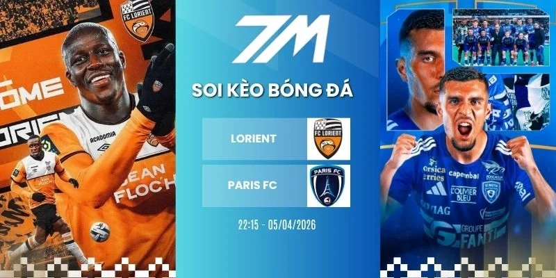 Tỷ lệ kèo Lorient vs Paris FC hôm nay ngày 05/04/2026 - Ligue 1